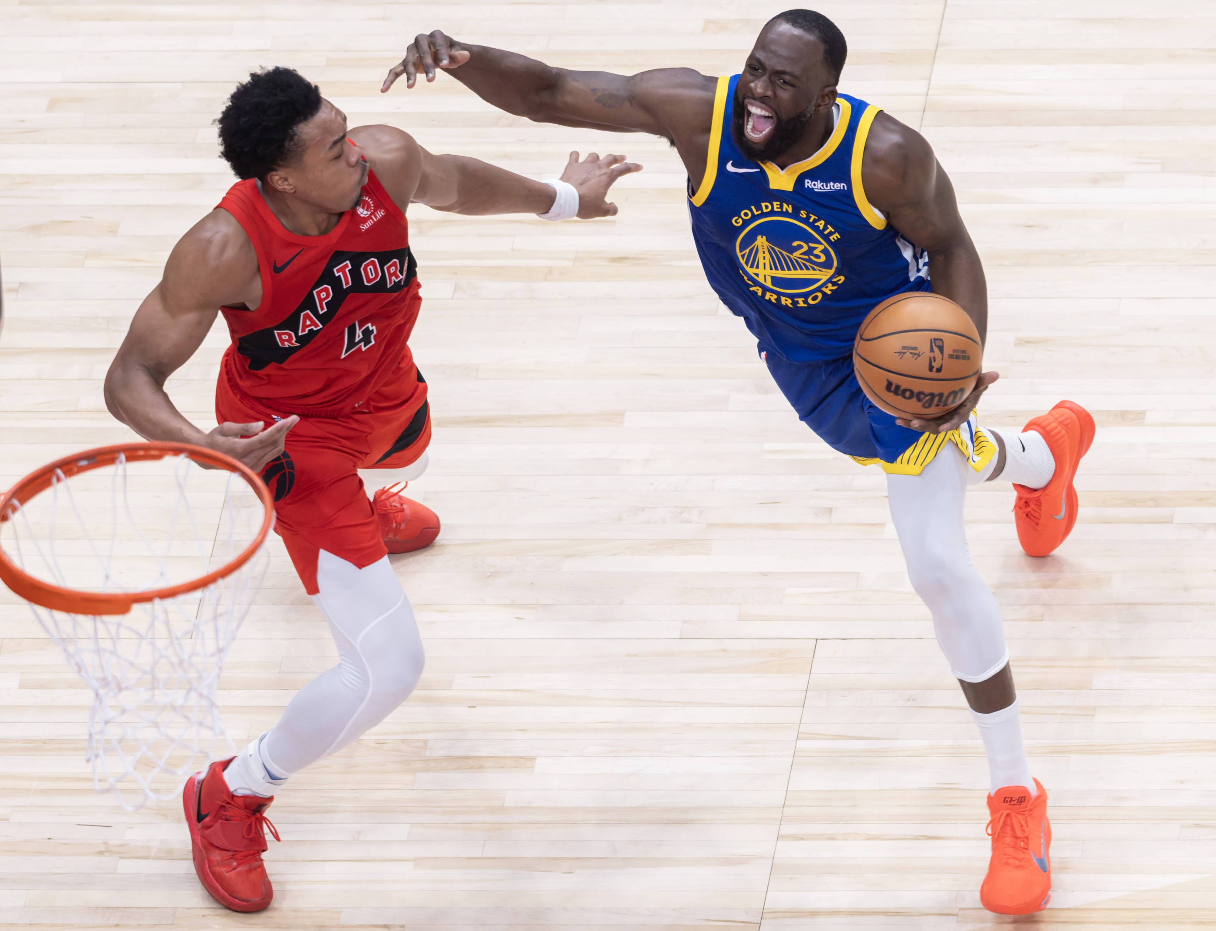 （体育）籃(lán)球——NBA常规赛：猛龙胜勇(yǒng)士