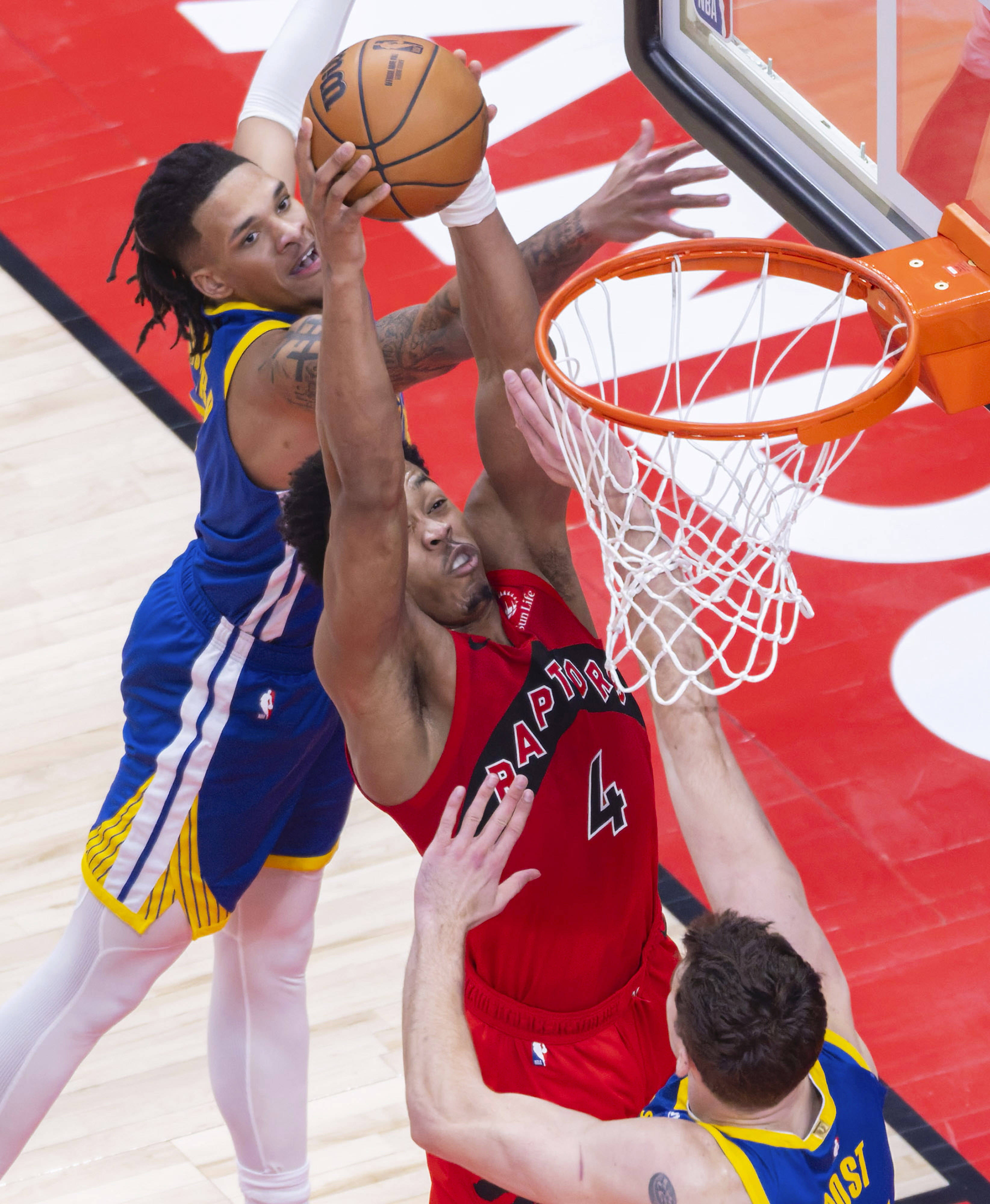 （体育）籃(lán)球——NBA常规赛：猛龙胜勇(yǒng)士