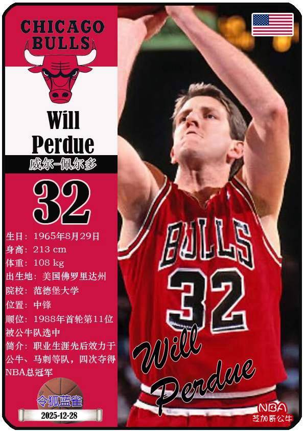 球星卡（NBA）：91/92赛季NBA总冠军芝加哥公牛队夺冠阵容